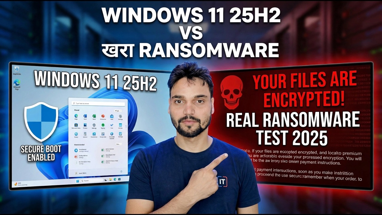 मी रिअल रॅन्समवेअर विरुद्ध विंडोज 11 25H2 ची चाचणी केली - काय झाले ते येथे आहे