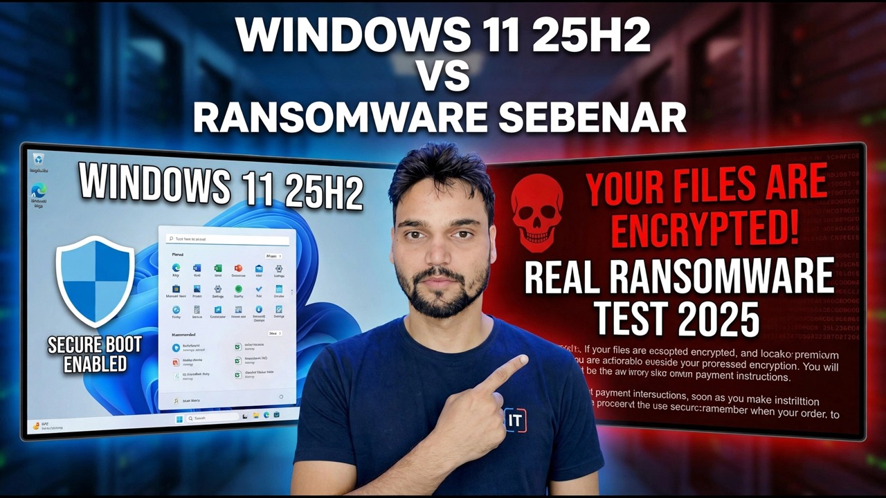 Saya Menguji Windows 11 25H2 Terhadap Perisian Ransomware Sebenar – Inilah Yang Berlaku