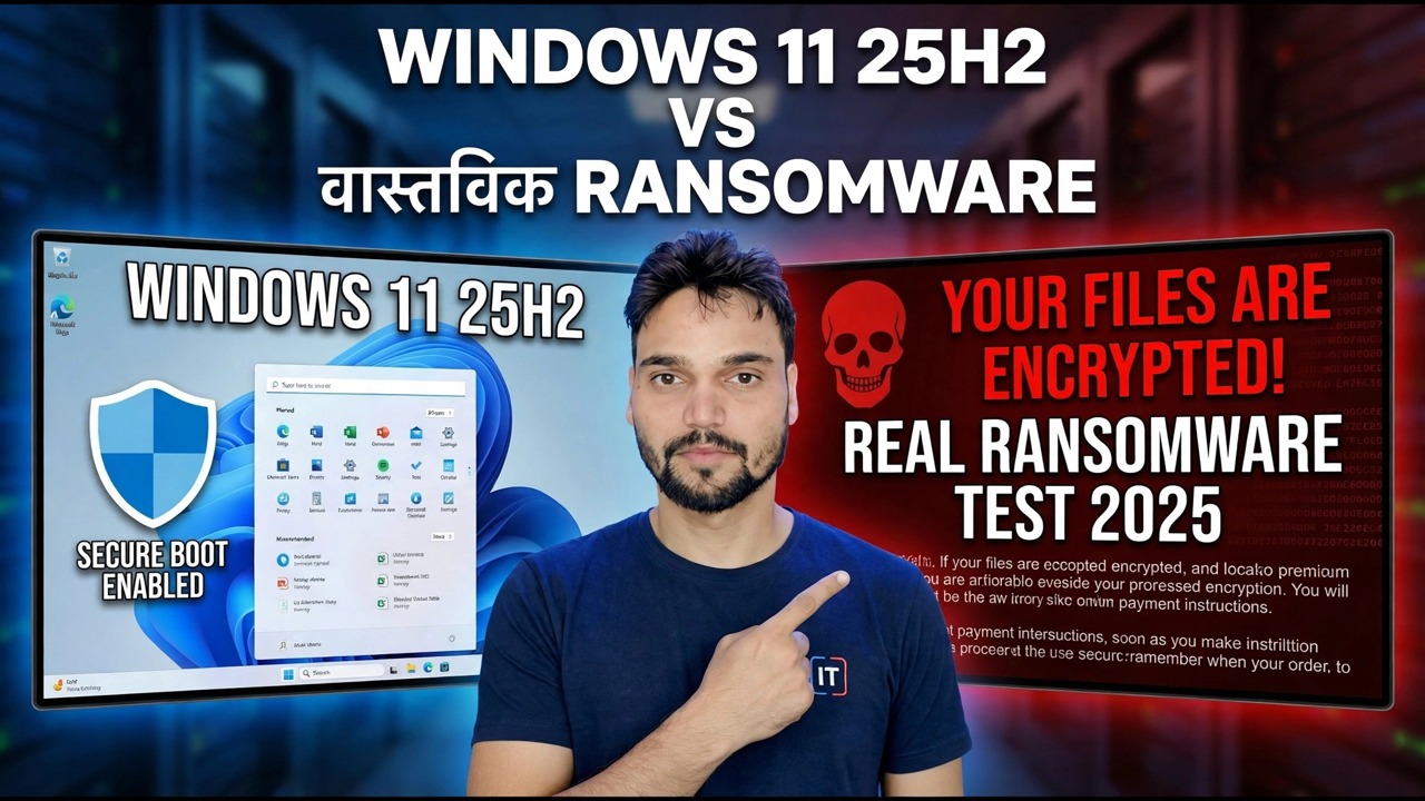 मैले विन्डोज 11 25H2 को वास्तविक Ransomware विरुद्ध परीक्षण गरें - यहाँ के भयो