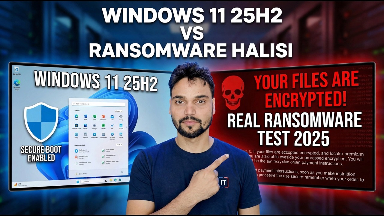 Nilijaribu Windows 11 25H2 Dhidi ya Ransomware Halisi - Hii ndio Kilichotokea