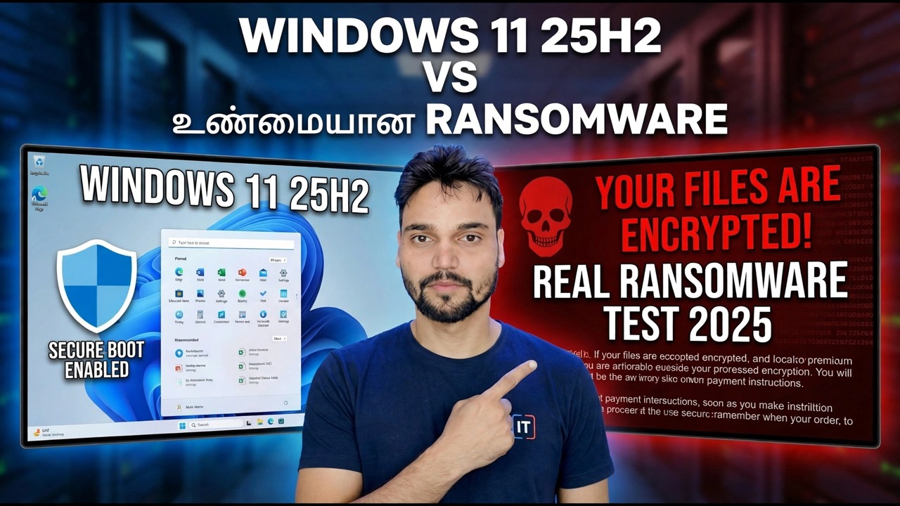 நான் Windows 11 25H2 ஐ உண்மையான Ransomware க்கு எதிராக சோதித்தேன் - இங்கே என்ன நடந்தது