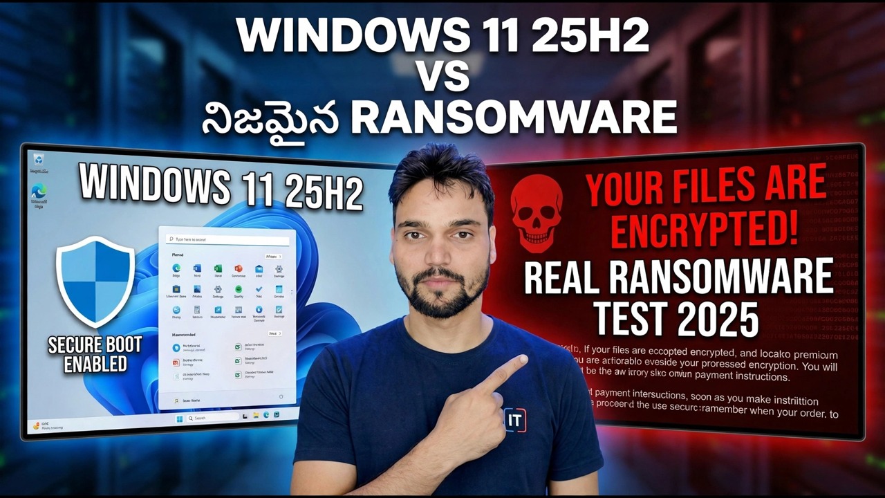 నేను Windows 11 25H2ని రియల్ రాన్సమ్‌వేర్‌కి వ్యతిరేకంగా పరీక్షించాను - ఇక్కడ ఏమి జరిగింది