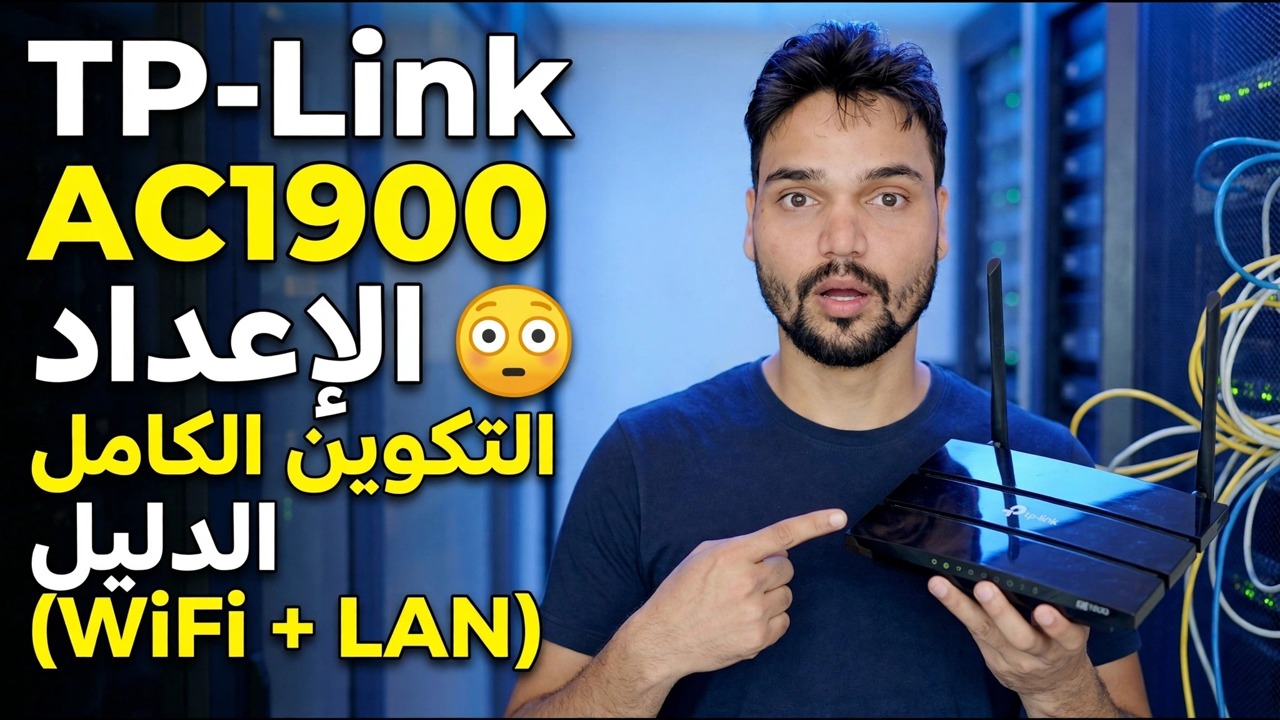 إعداد TP-Link AC1900 😳 دليل التكوين الكامل (WiFi + LAN)