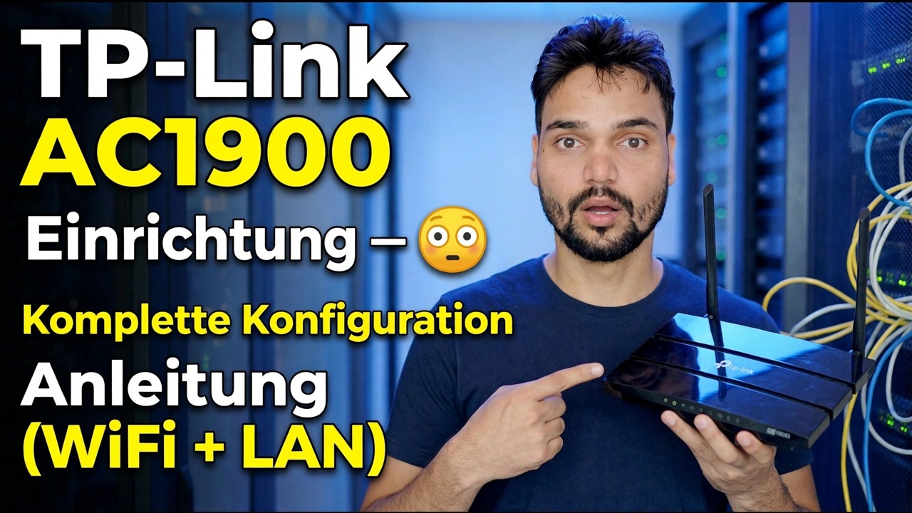 TP-Link AC1900-Setup 😳 Vollständige Konfigurationsanleitung (WiFi + LAN)