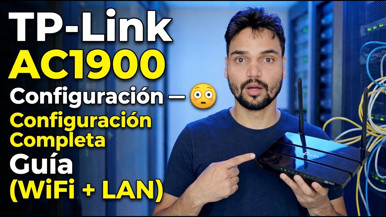 Configuración de TP-Link AC1900 😳 Guía de configuración completa (WiFi + LAN)