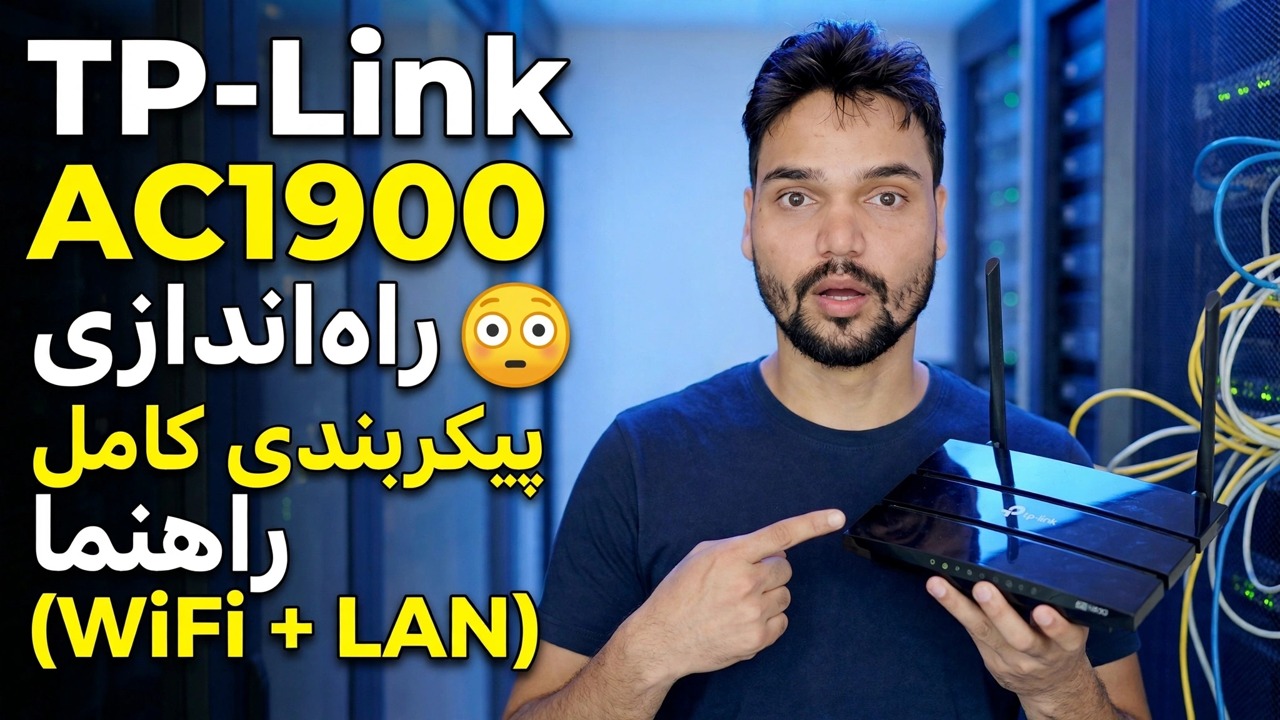 راه اندازی TP-Link AC1900 😳 راهنمای پیکربندی کامل (WiFi + LAN)