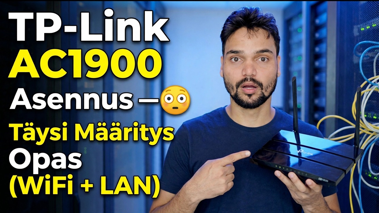 TP-Link AC1900 -asennus 😳 Koko määritysopas (WiFi + LAN)