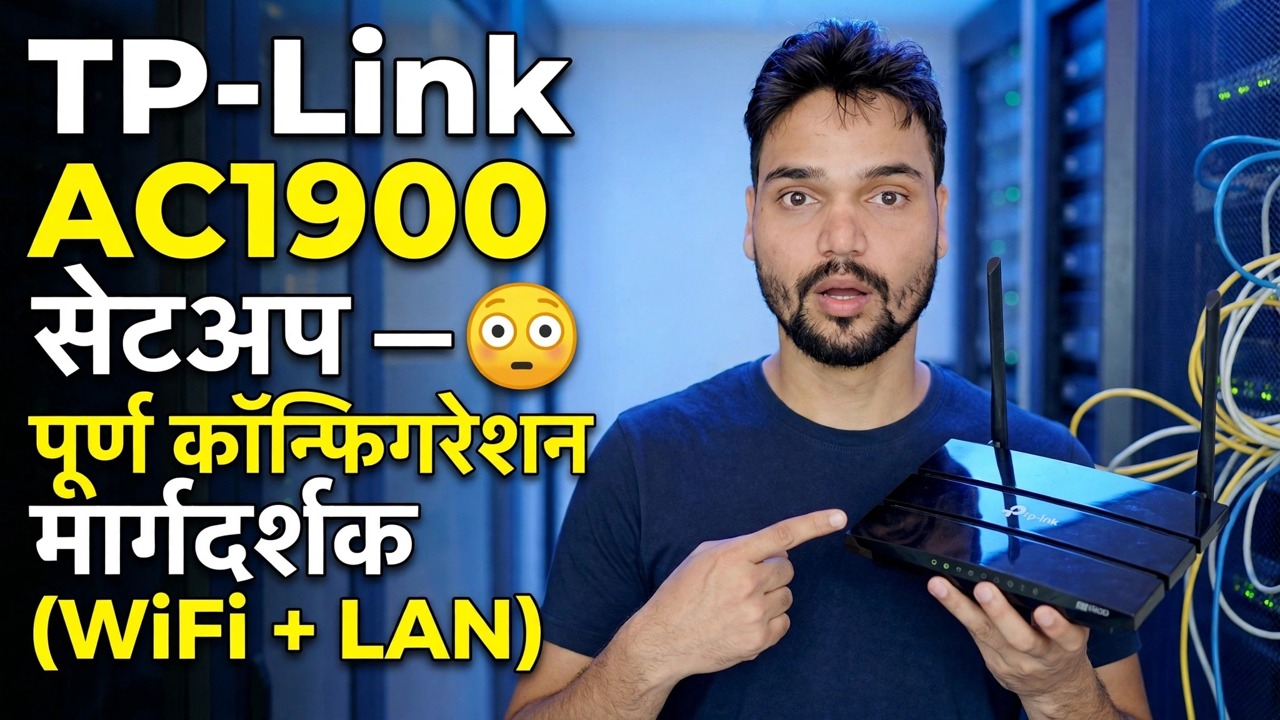 TP-Link AC1900 सेटअप 😳 पूर्ण कॉन्फिगरेशन मार्गदर्शक (वायफाय + LAN)