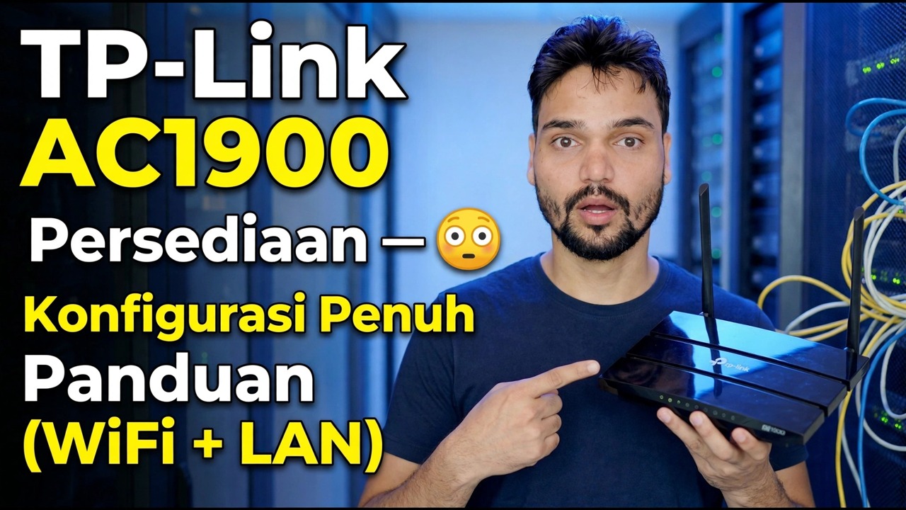 Persediaan TP-Link AC1900 😳 Panduan Konfigurasi Penuh (WiFi + LAN)