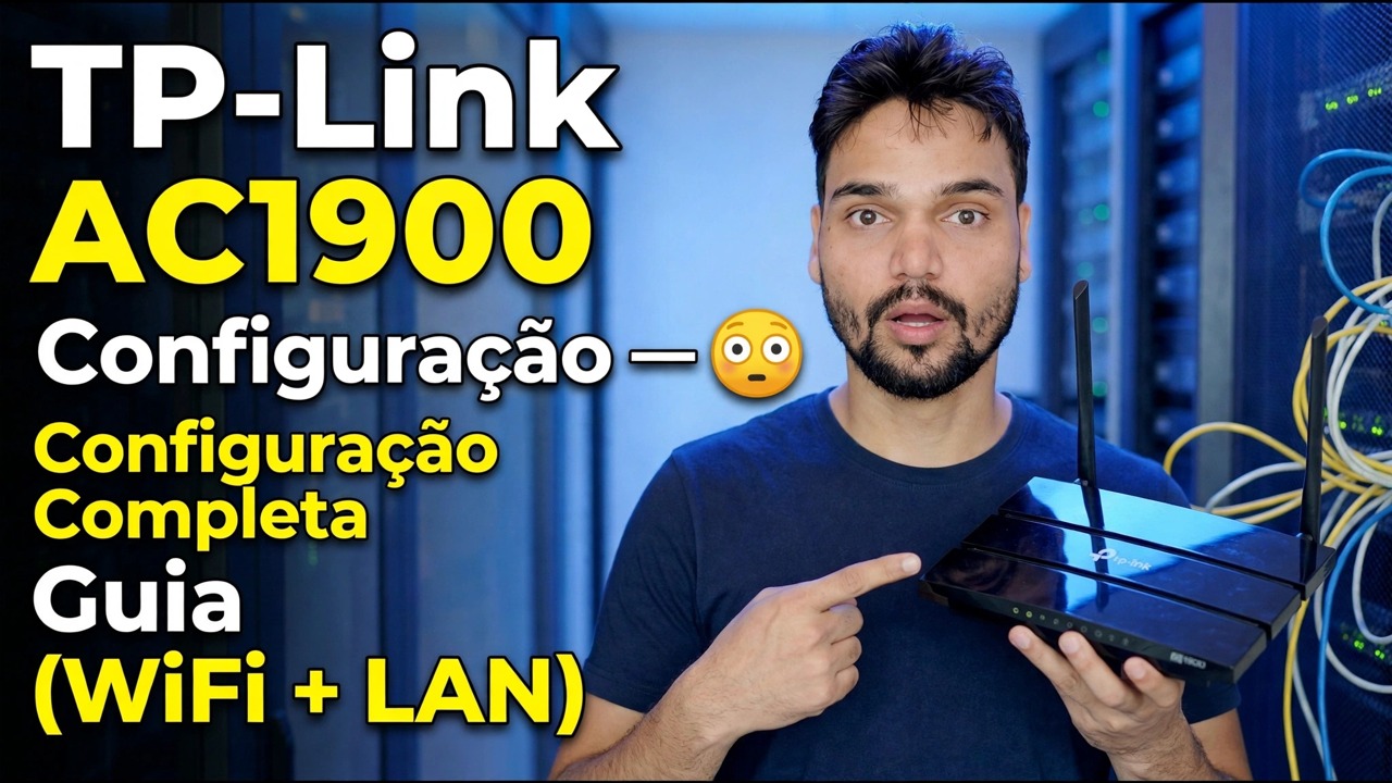 Configuração TP-Link AC1900 😳 Guia de configuração completo (WiFi + LAN)