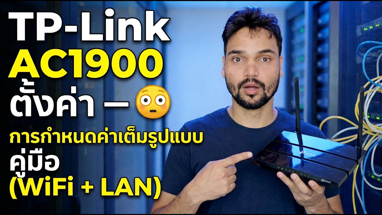 การตั้งค่า TP-Link AC1900 😉 คู่มือการกำหนดค่าฉบับเต็ม (WiFi + LAN)
