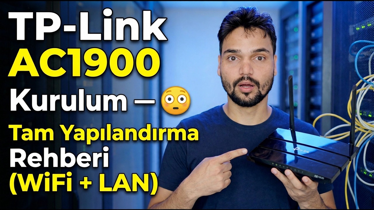 TP-Link AC1900 Kurulumu 😳 Tam Yapılandırma Kılavuzu (WiFi + LAN)