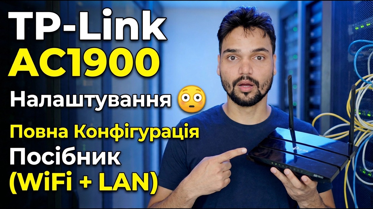 TP-Link AC1900 Setup 😳 Повний посібник із конфігурації (WiFi + LAN)