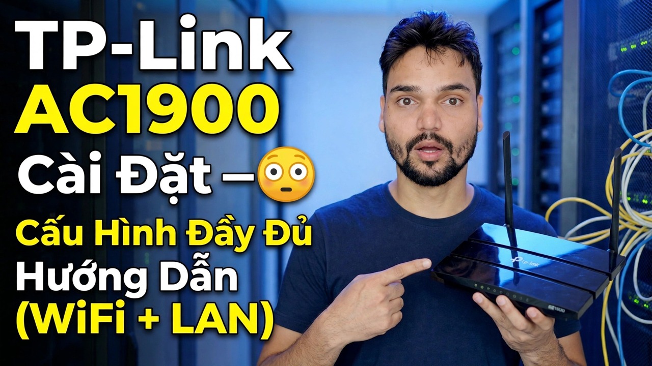 Thiết lập TP-Link AC1900 😳 Hướng dẫn cấu hình đầy đủ (WiFi + LAN)