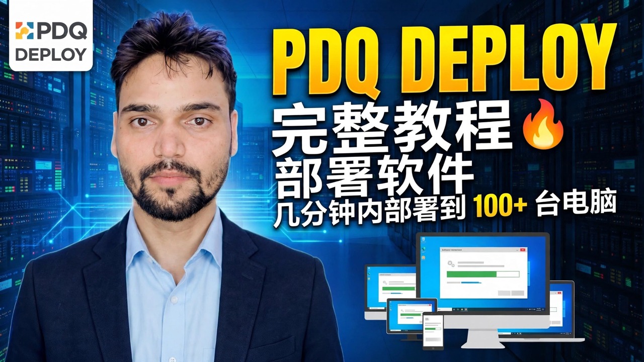 Complete PDQ Deploy Tutorial 🔥 Deploy Software to 100+ PCs in Minutes