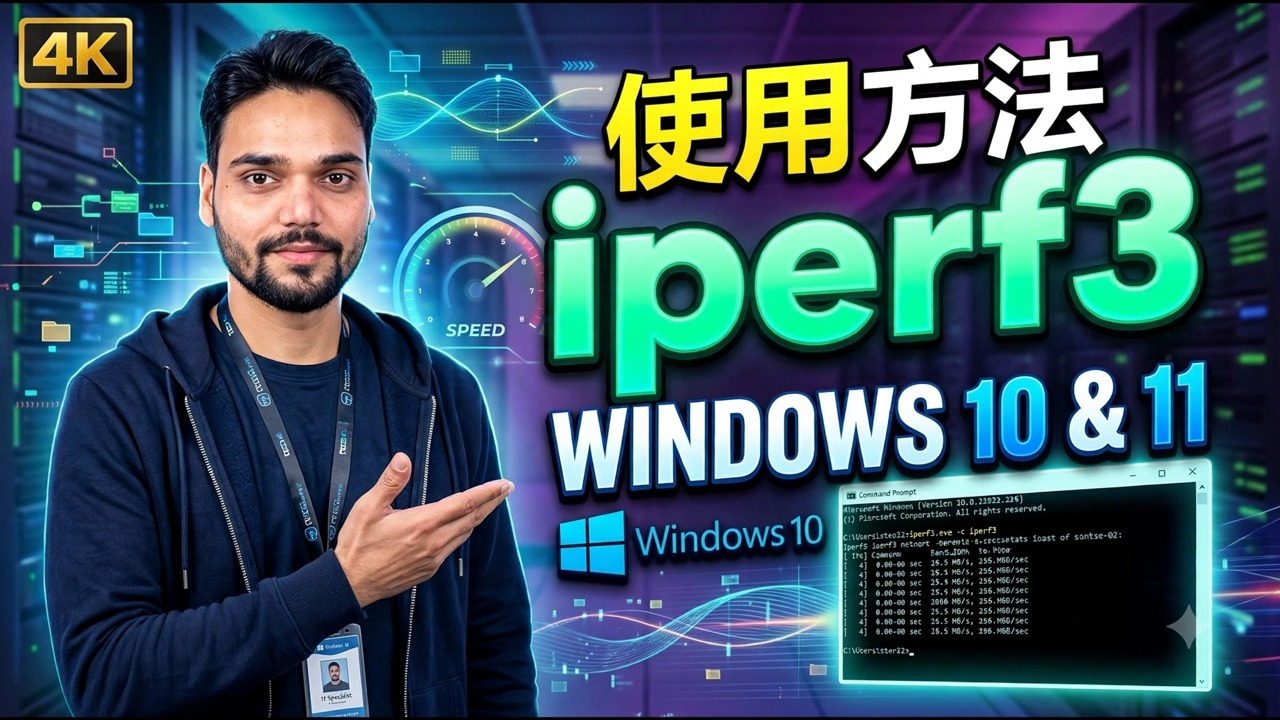 How to Use iperf3 in Windows 10/11 😳