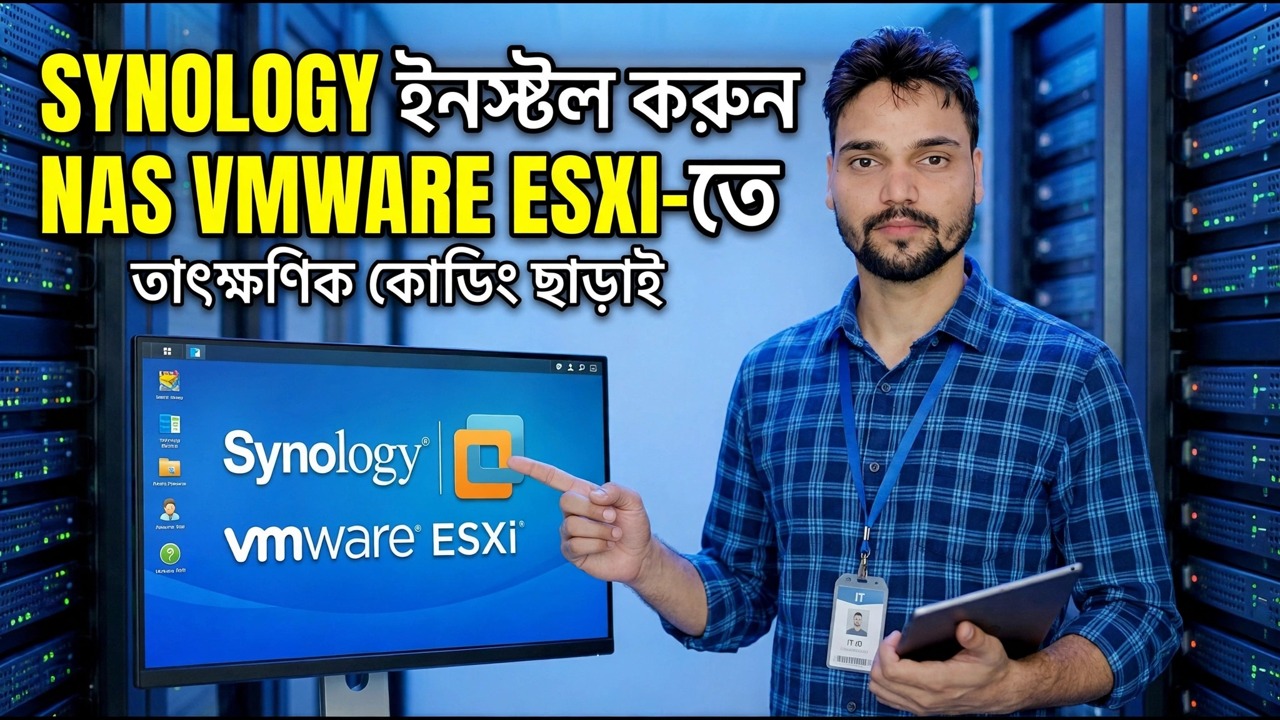 VMware ESXi ইনস্টলেশনে ধাপে ধাপে Synology NAS
