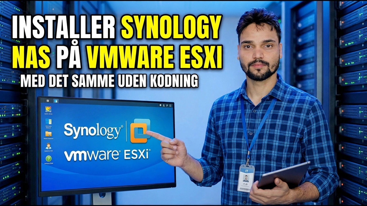 Trin-for-trin Synology NAS på VMware ESXi-installation
