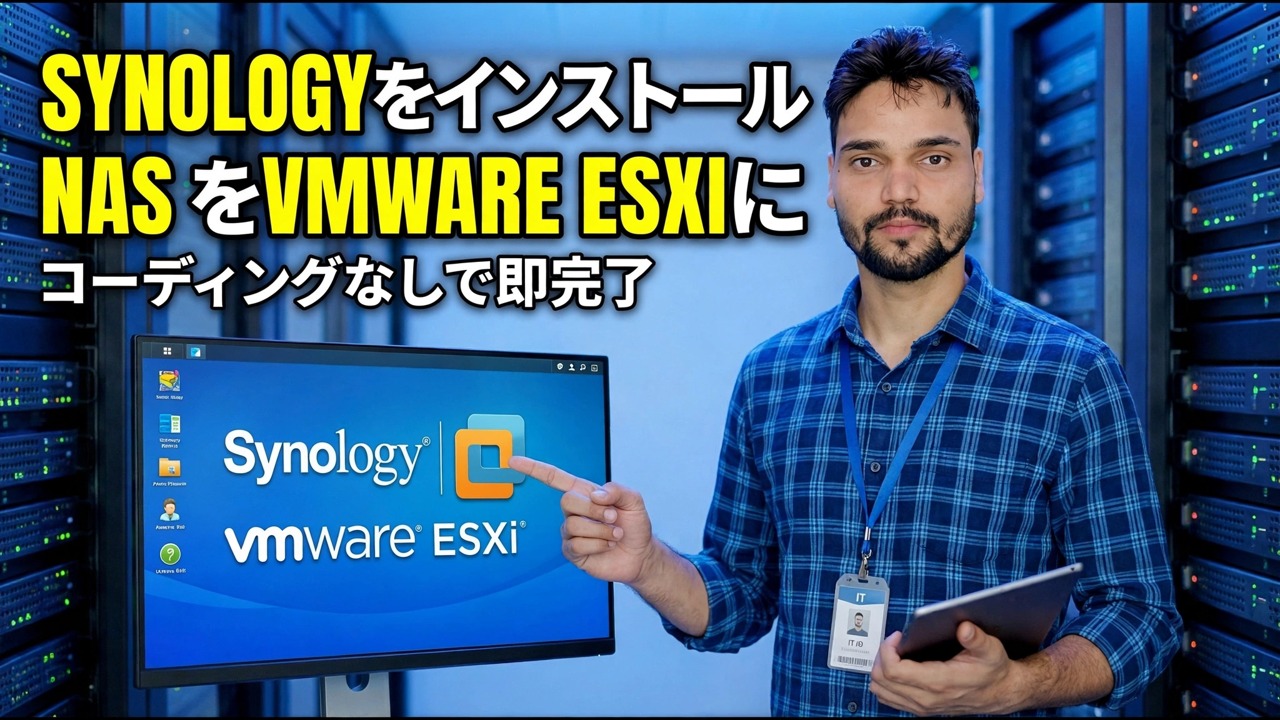 VMware ESXi への Synology NAS のステップバイステップのインストール