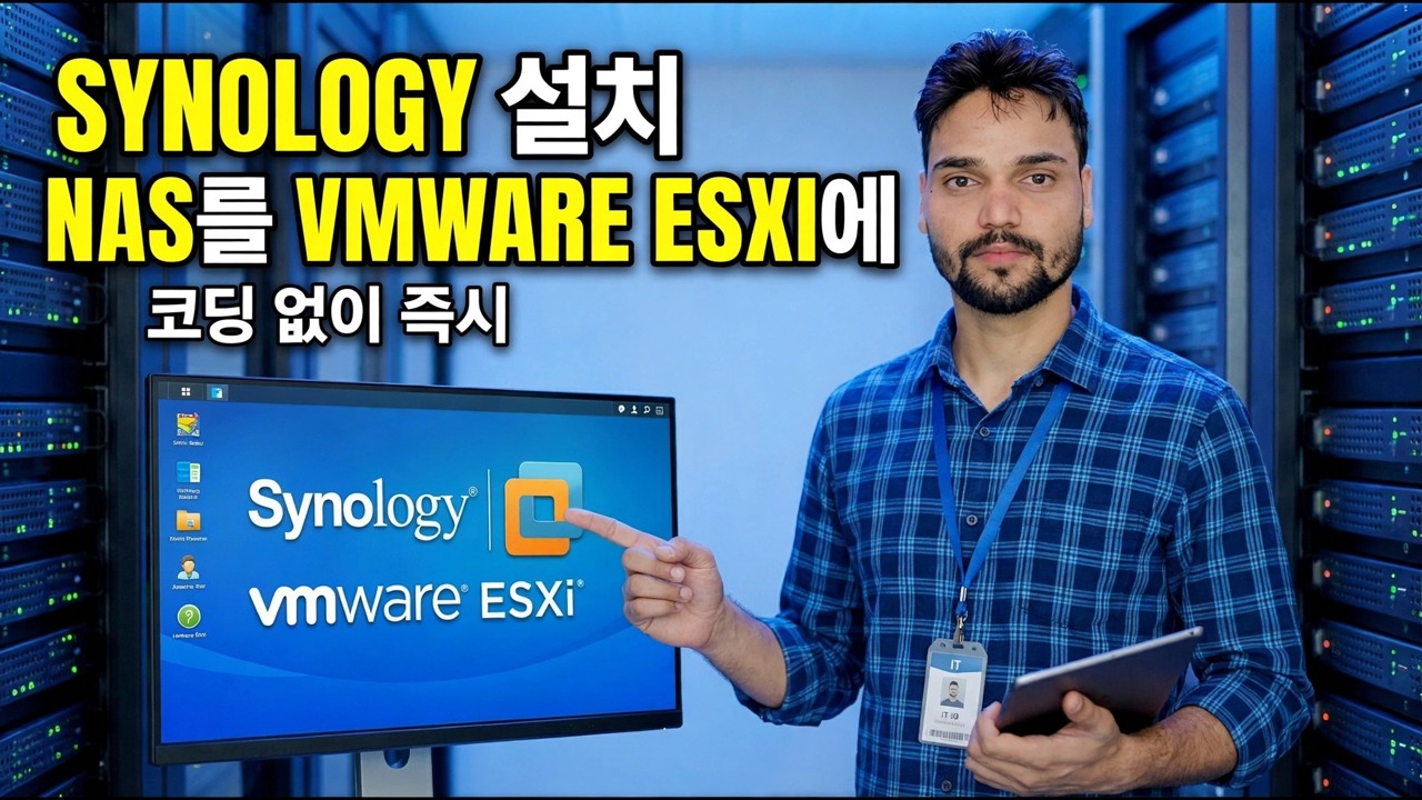 VMware ESXi 설치에 대한 단계별 Synology NAS