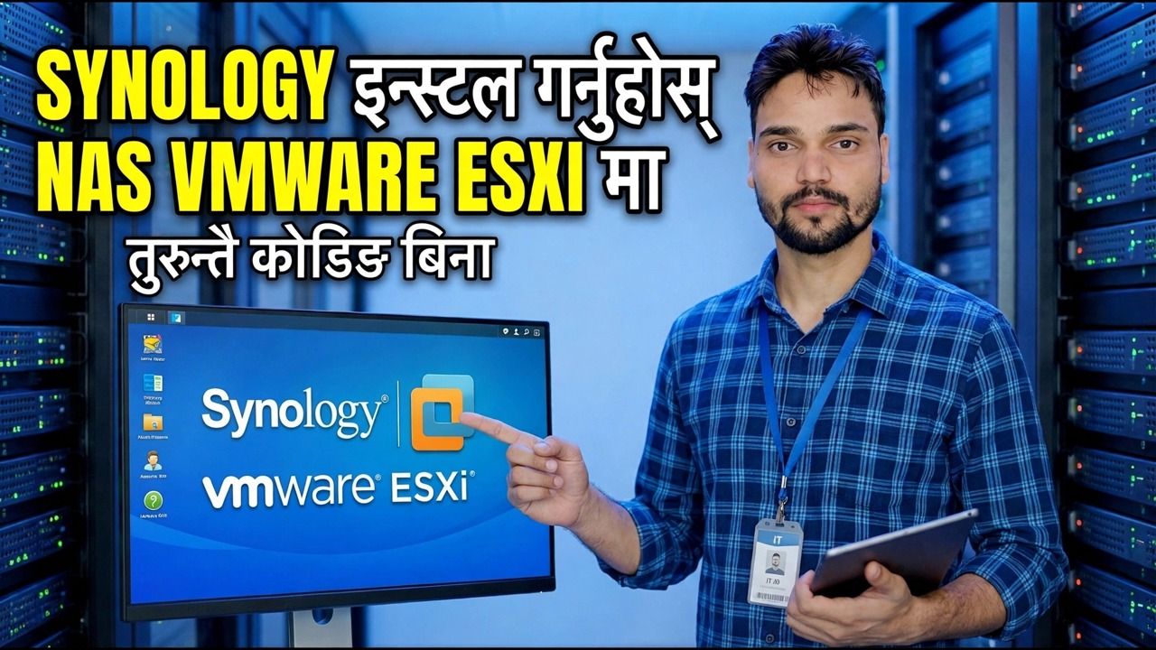 VMware ESXi स्थापनामा चरण-दर-चरण Synology NAS