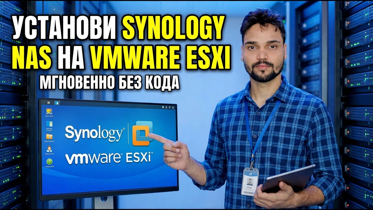Пошаговая установка Synology NAS на VMware ESXi