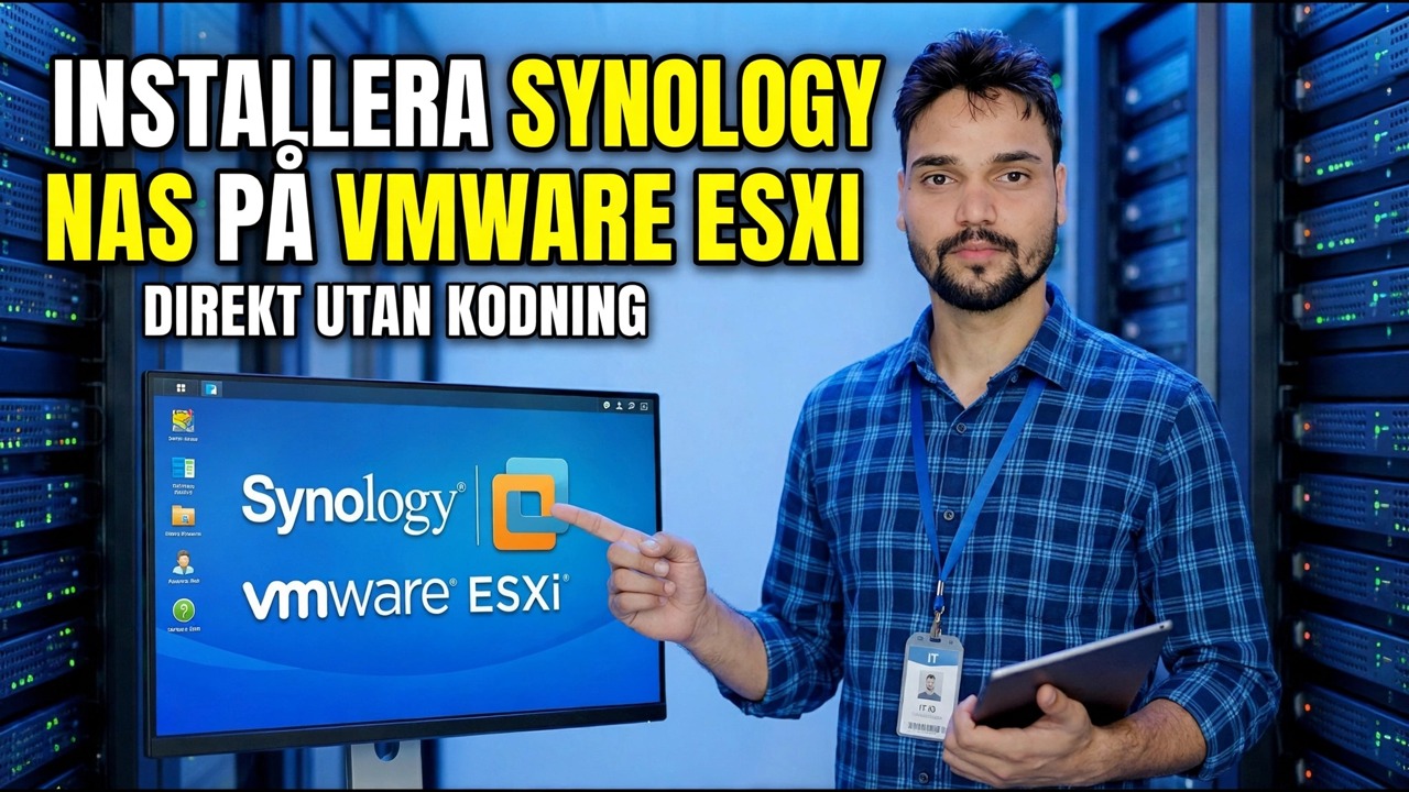 Steg-för-steg Synology NAS på VMware ESXi-installation