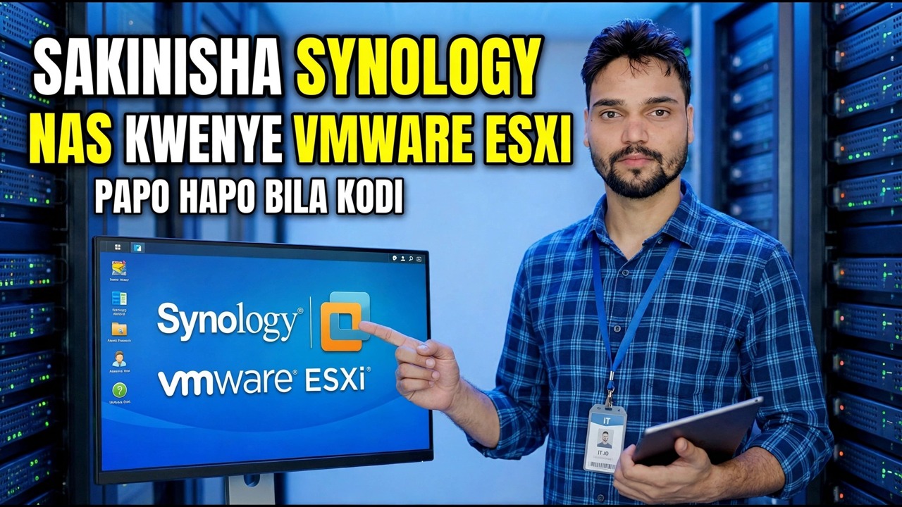 Hatua kwa Hatua Synology NAS kwenye VMware ESXi Installation