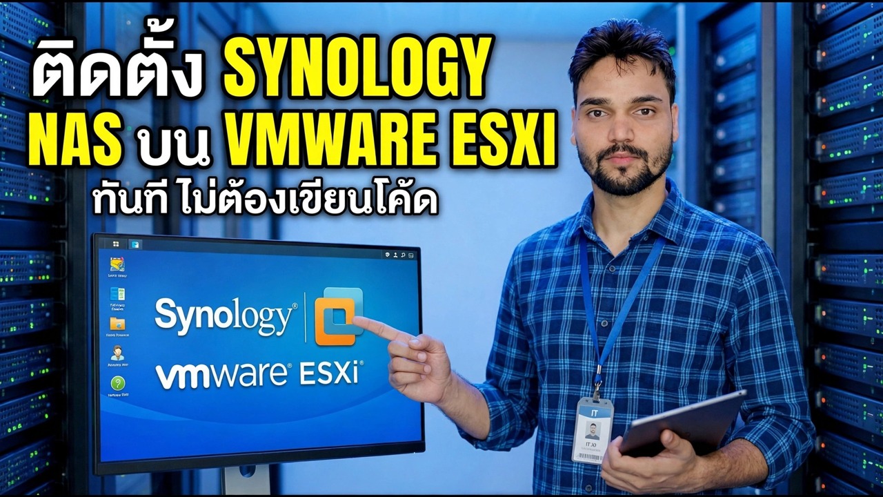 Synology NAS ทีละขั้นตอนในการติดตั้ง VMware ESXi