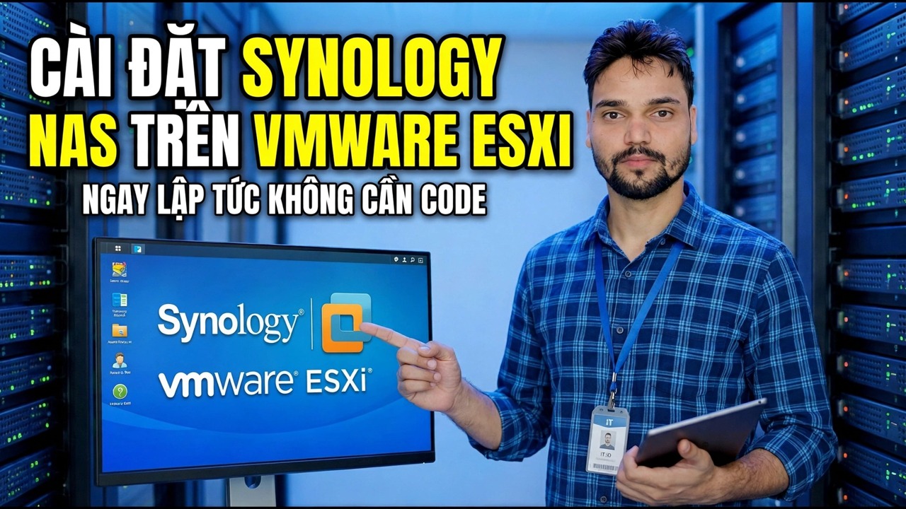 NAS Synology từng bước khi cài đặt VMware ESXi