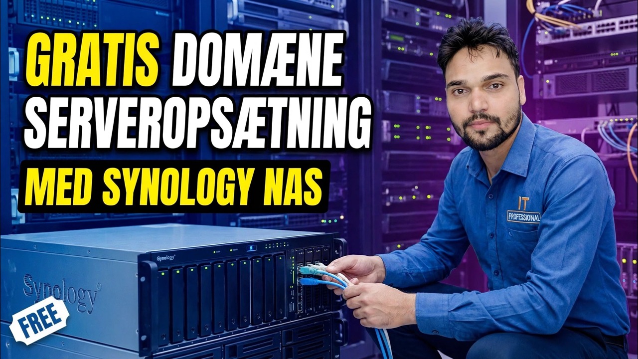 Gør domænecontroller GRATIS 😳 Synology NAS + opsætning af gruppepolitik!