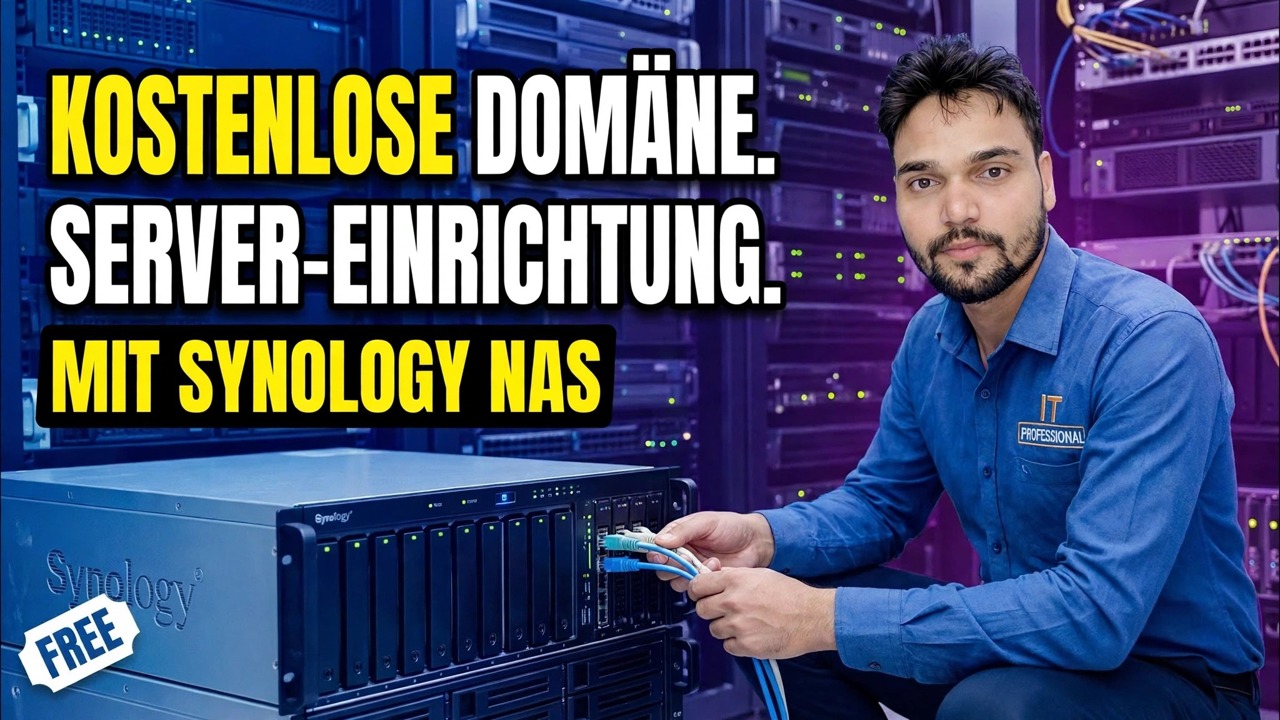 Machen Sie den Domänencontroller KOSTENLOS 😳 Synology NAS + Gruppenrichtlinien-Setup!