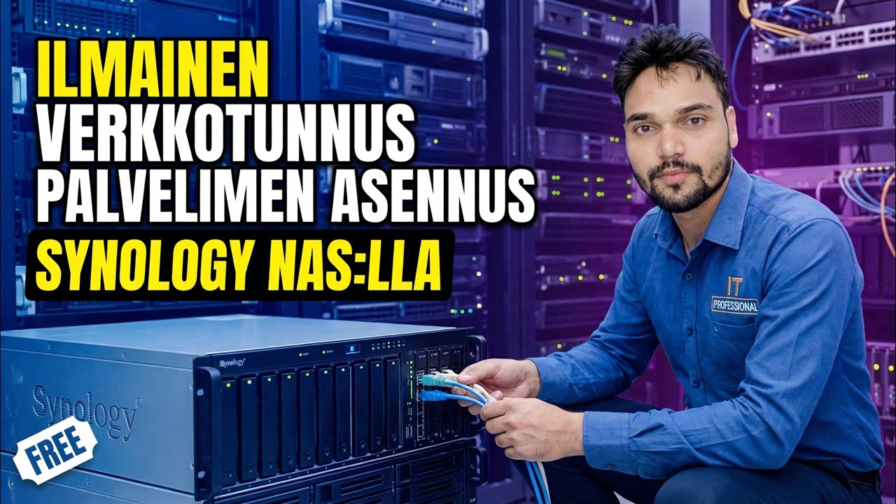 Tee Domain Controller ILMAISEKSI 😳 Synology NAS + ryhmäkäytännön asetukset!