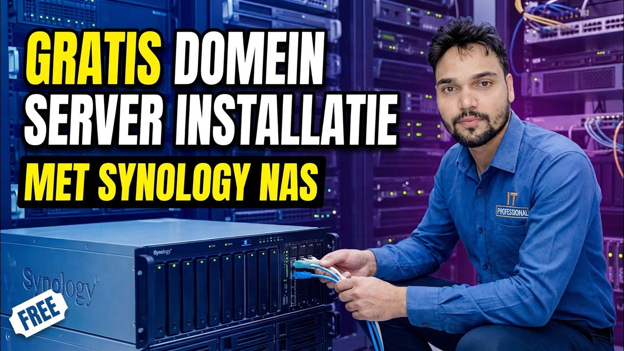 Maak domeincontroller GRATIS 😳 Synology NAS + groepsbeleid instellen!