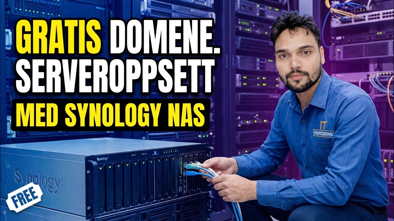 Gjør domenekontrolleren GRATIS 😳 Synology NAS + Group Policy Setup!