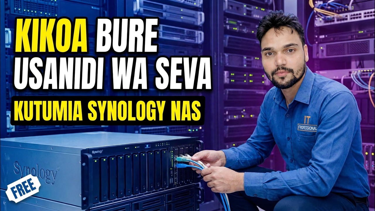 Fanya Kidhibiti cha Kikoa BILA MALIPO 😳 Synology NAS + Usanidi wa Sera ya Kikundi!