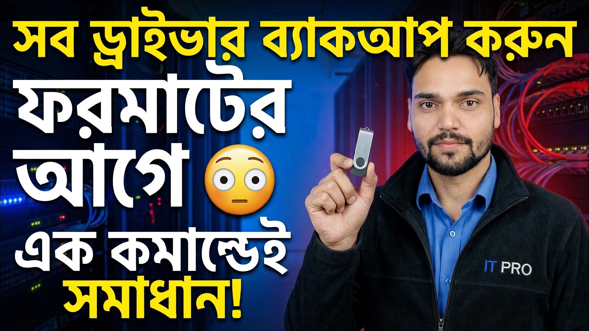 ফরম্যাটের আগে সমস্ত ড্রাইভার সংরক্ষণ করুন 😳 ওয়ান কমান্ড সমাধান!