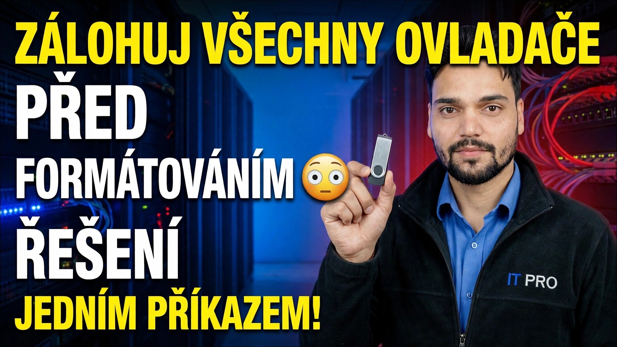 Před formátováním uložte všechny ovladače 😳 Řešení s jedním příkazem!