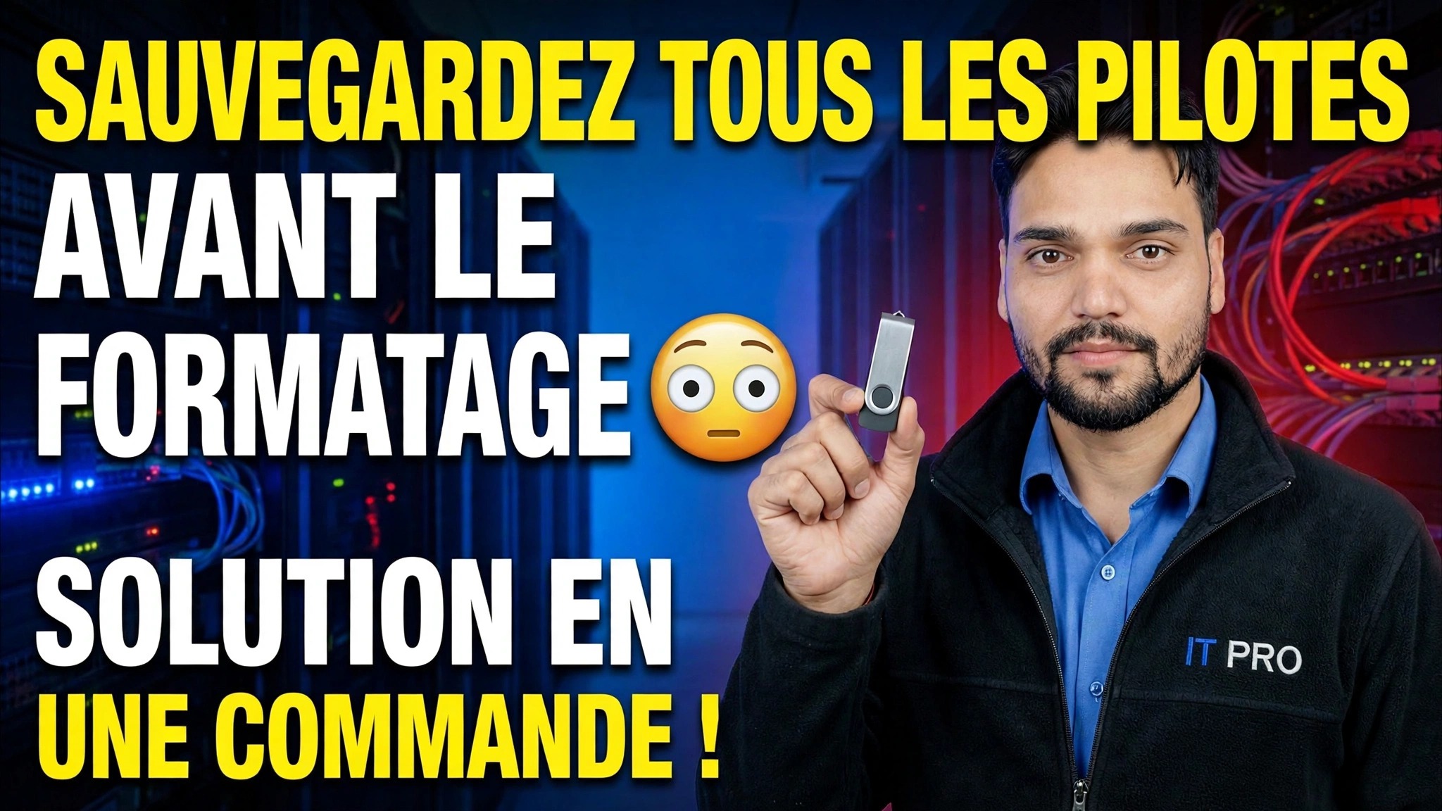 Enregistrez tous les pilotes avant le formatage 😳 Solution à une seule commande !