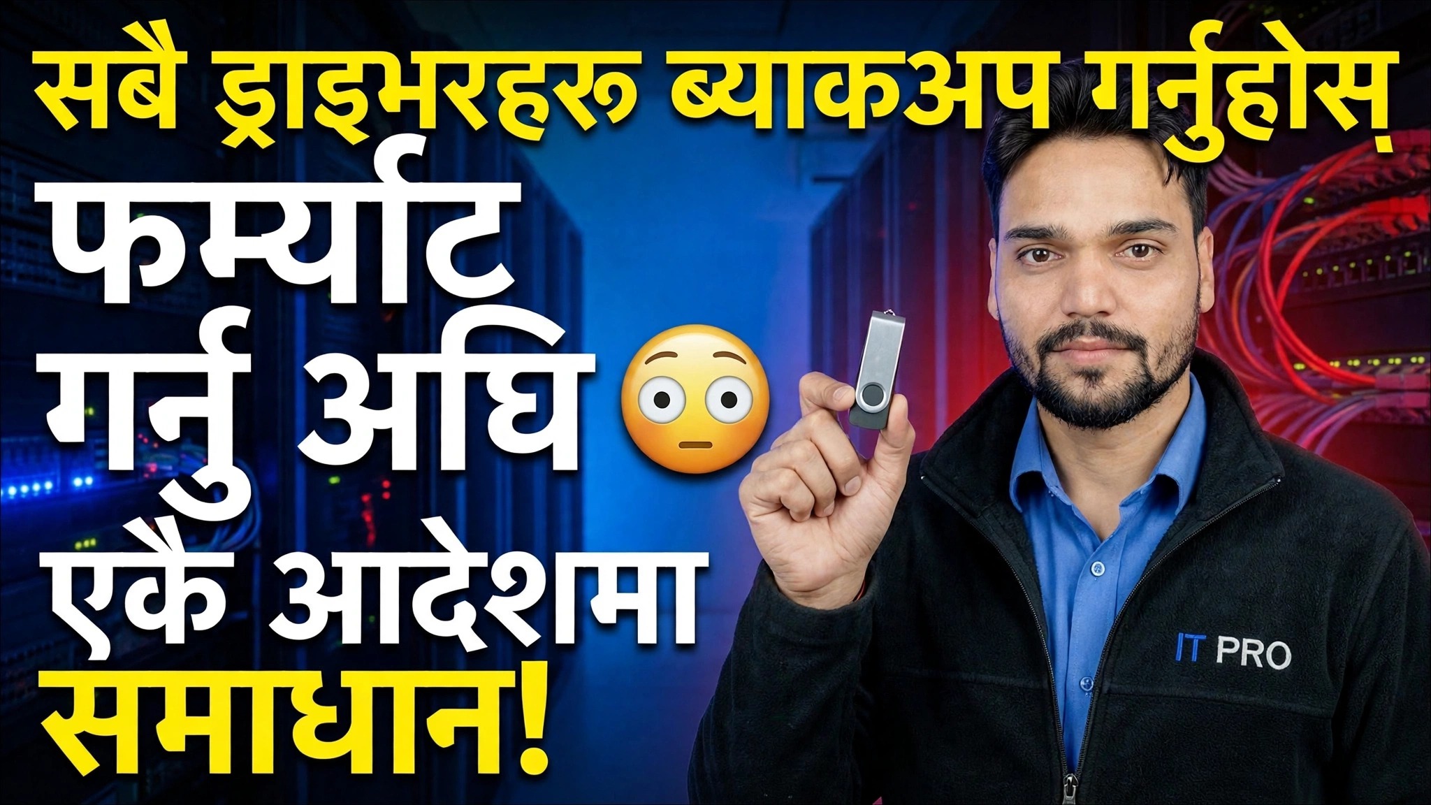 ढाँचा अघि सबै ड्राइभरहरू बचत गर्नुहोस् 😳 एक आदेश समाधान!