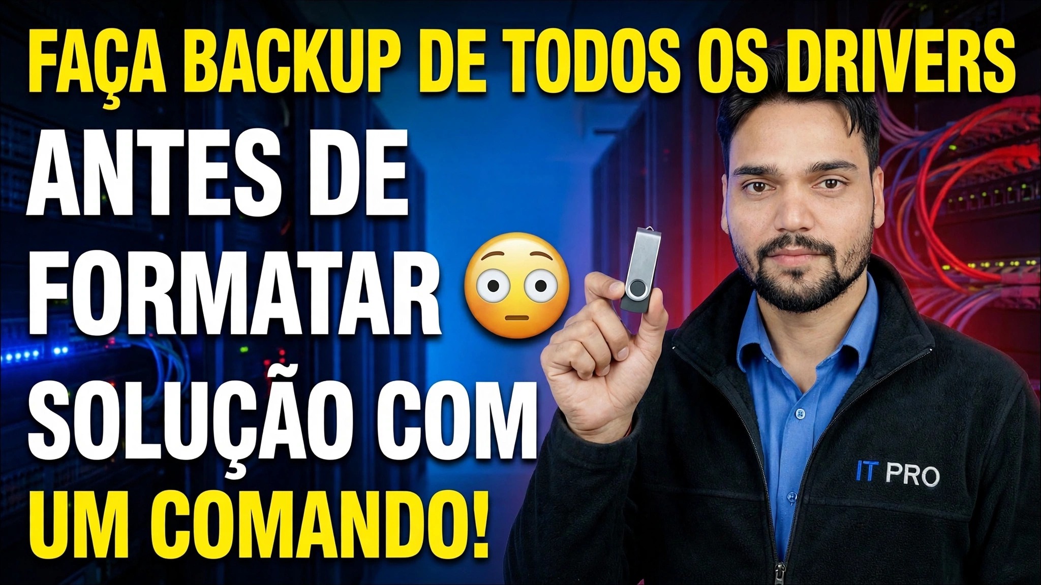 Salve todos os drivers antes da formatação 😳 Solução de um comando!