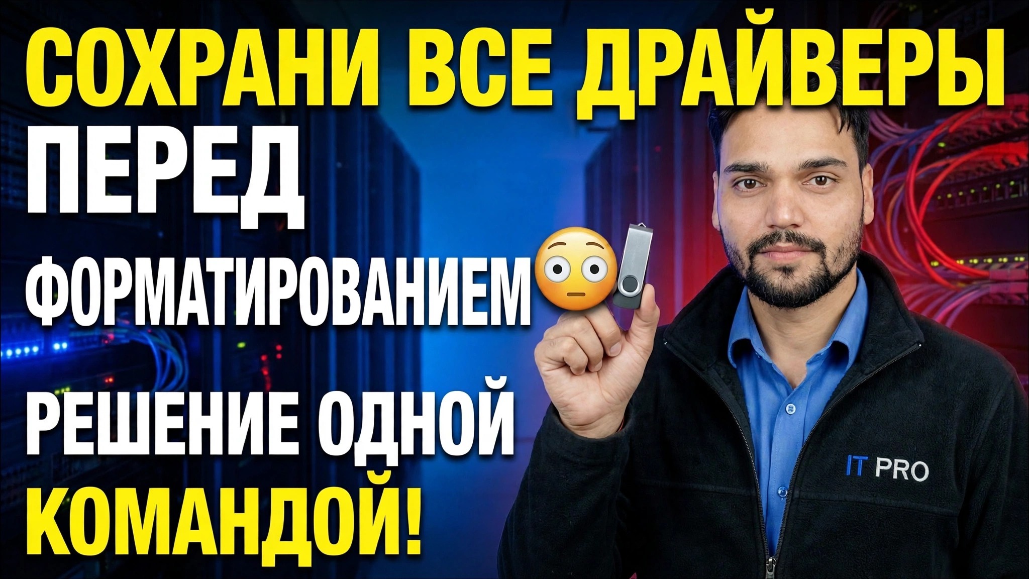 Сохраните все драйверы перед форматированием 😳 Решение одной командой!