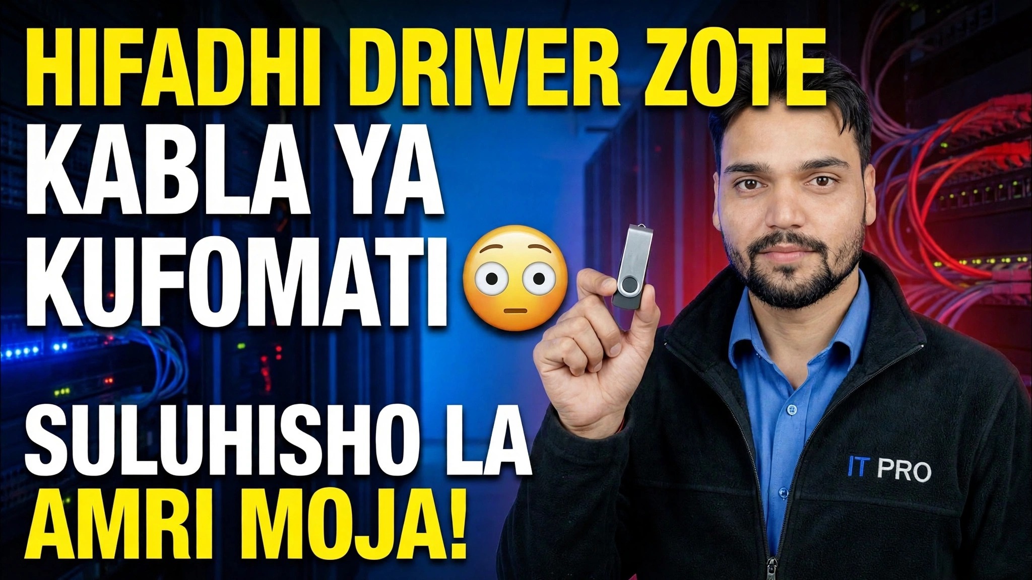 Hifadhi Viendeshaji Vyote Kabla ya Umbizo 😳 Suluhisho la Amri Moja!