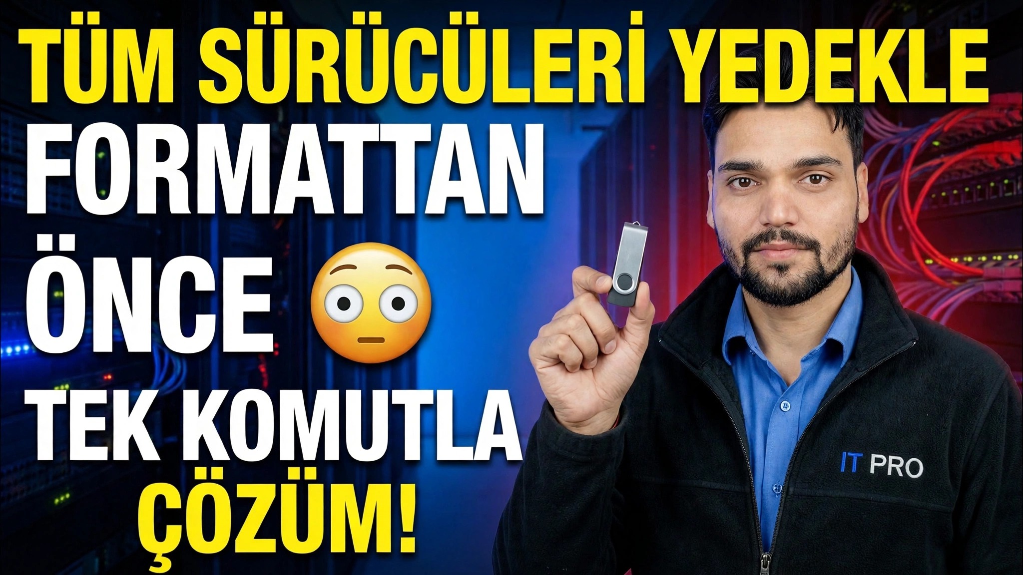 Formatlamadan Önce Tüm Sürücüleri Kaydet 😳 Tek Komut Çözümü!