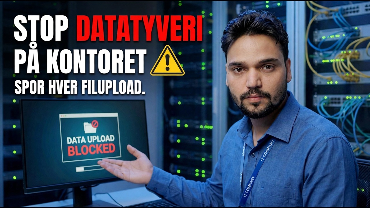 Dine data bliver stjålet 😳 Spor hver filupload (skjult metode)