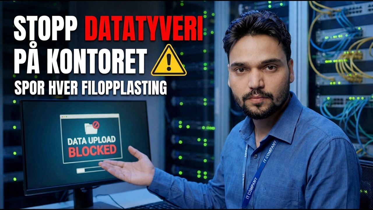 Dataene dine blir stjålet 😳 Spor hver filopplasting (skjult metode)