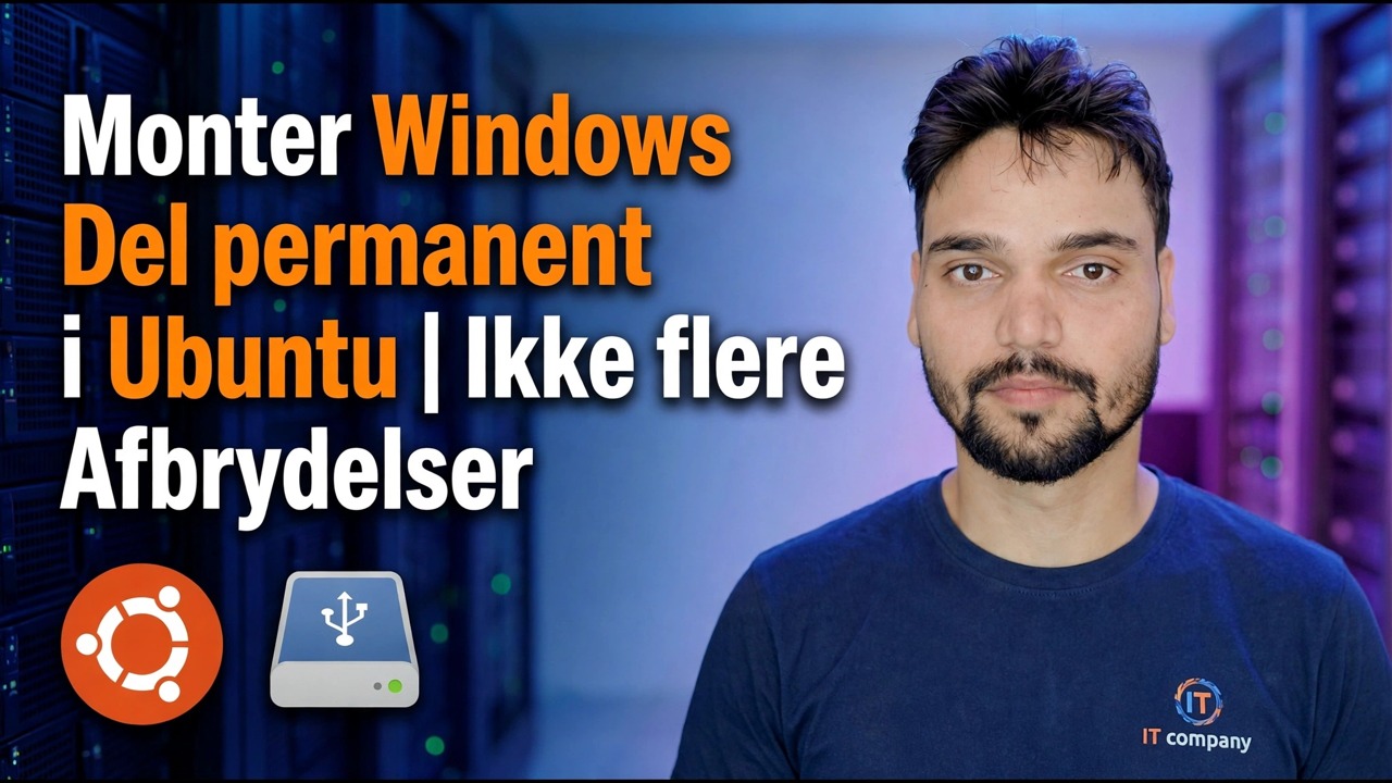 Monter Windows Share i Ubuntu - Permanent opsætning