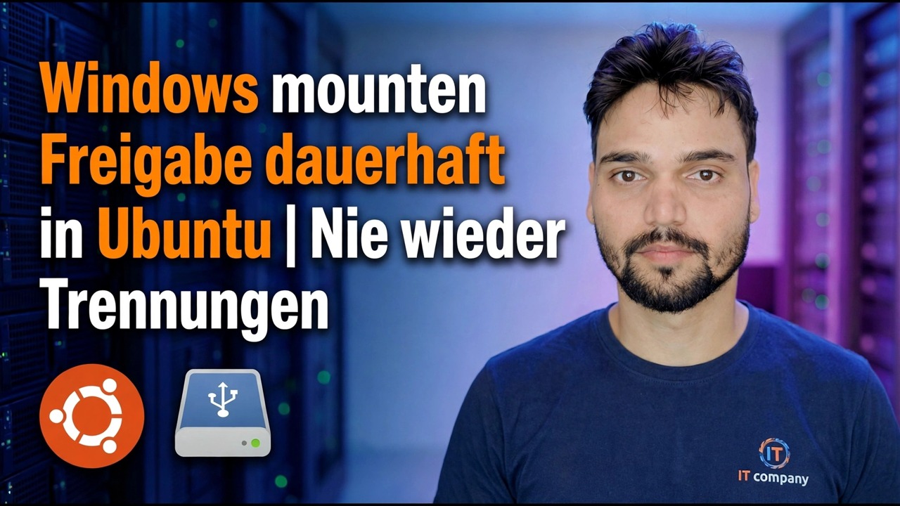 Mounten Sie die Windows-Freigabe in Ubuntu – Permanentes Setup