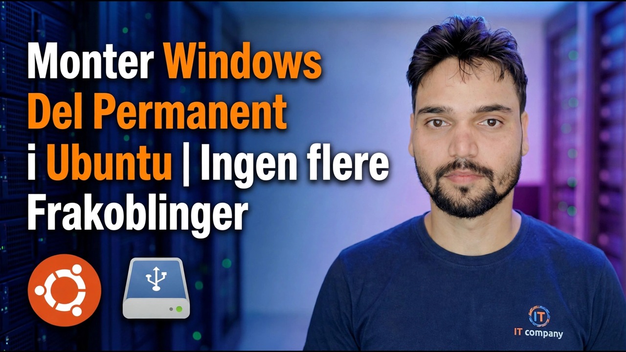 Monter Windows Share i Ubuntu - Permanent oppsett