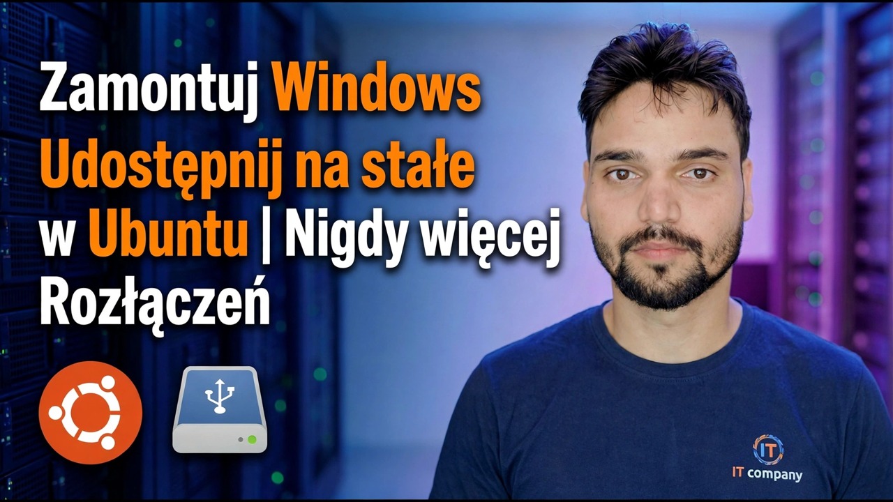 Zamontuj udział Windows w Ubuntu — konfiguracja stała